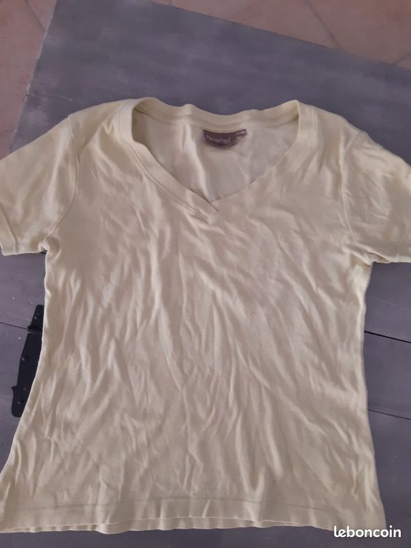 Lot vêtement été femme taille 2/3 et L Débardeur hauts manches courtes (image 6)