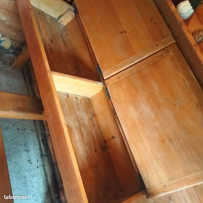 Ancien bureau écolier double (image 2)