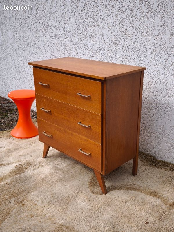 Commode vintage pieds compas (image 2)