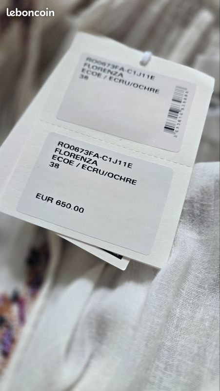 Robe Débardeur En Soie Isabel Marant Étoile – Taille Empire – Bleu – Occasion Très Bon État