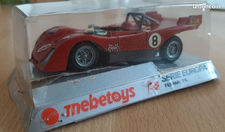 RARE : Ferrari 312 PB Rouge Mattel/Mebetoys échelle 1/43 - Voiture De Collection En Métal