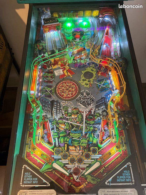 2013 Nickelodeon TMNT Ninja Turtles Tabletop Pinball Game NIB