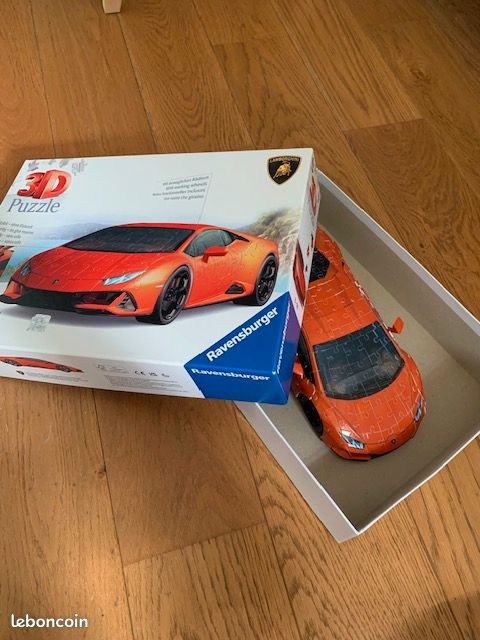 Puzzle 3D Lamborghini orange (image 4)