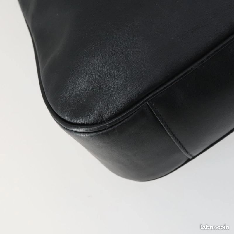 Sac à bandoulière GUCCI Bamboo en cuir Noir/Doré FM91 (image 19)