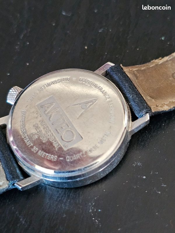 Montre Akteo Design Jc Mareschal - Occasion, Cadran 24h, Boîtier Noir, Homme