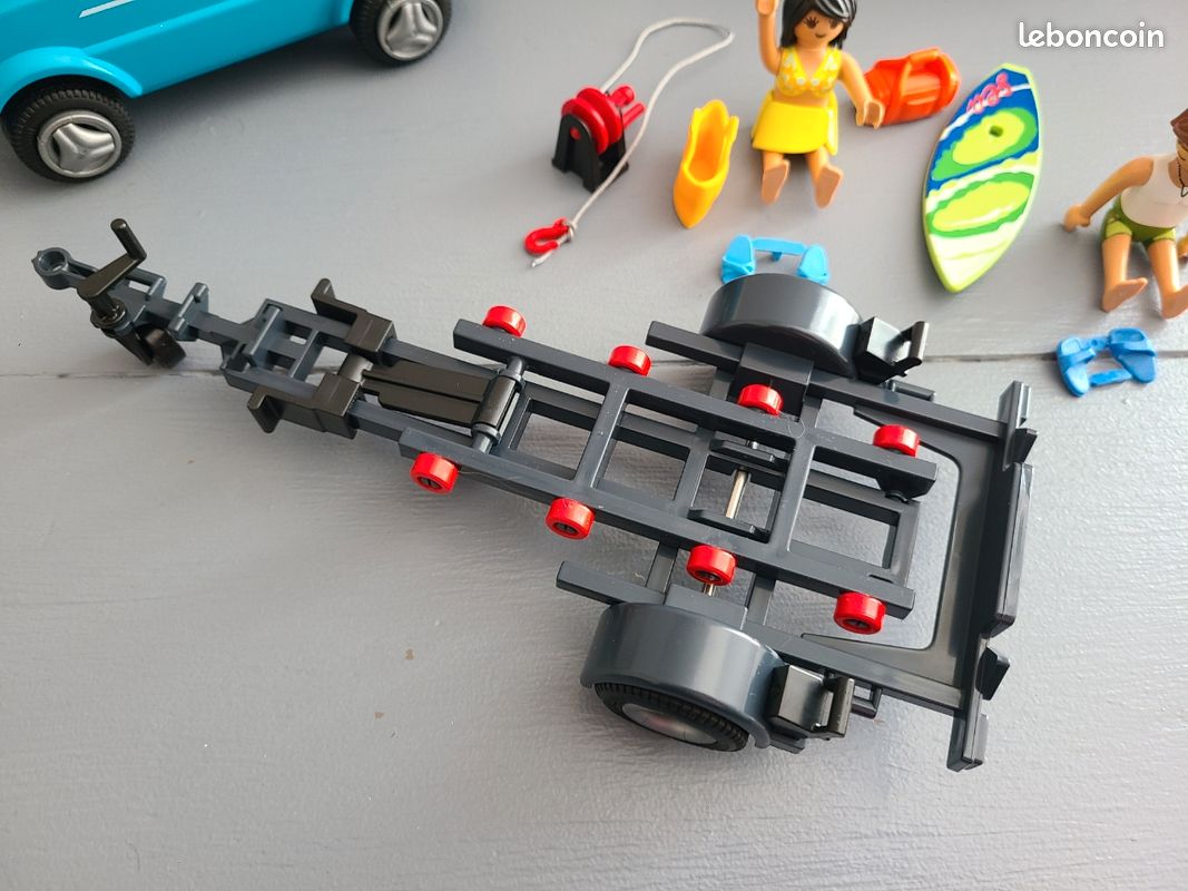 Playmobil 6864, véhicule tout terrain avec remorque et bateau (Summer Fun) neuf (image 6)