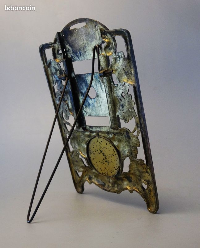 VITRINE PORTE MONTRE A Gousset Verre Biseauté Style Empire EUR 27,50