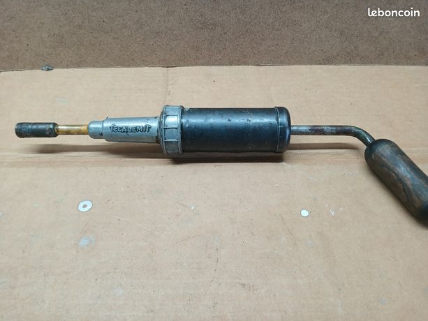 Ancienne Pompe à Graisse TECALEMIT N 729915 – Pour Sacoche Vélo, Vintage