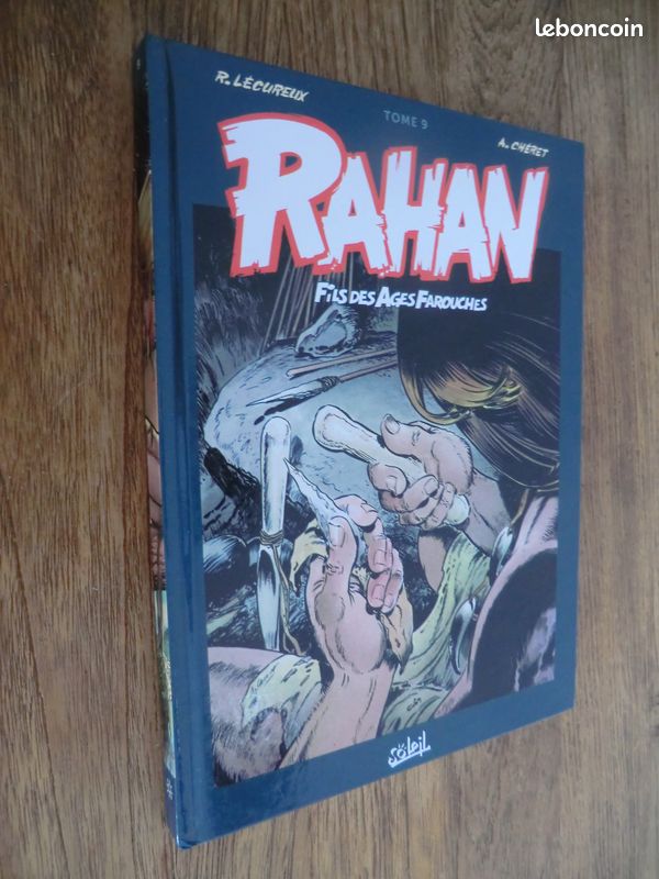 Gros album BD Rahan intégrale verte Tome 9 TBE 1er edtion (image 1)
