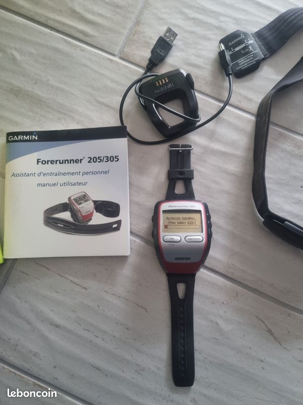 Montre cardio Garmin forunner 305 (image 1)