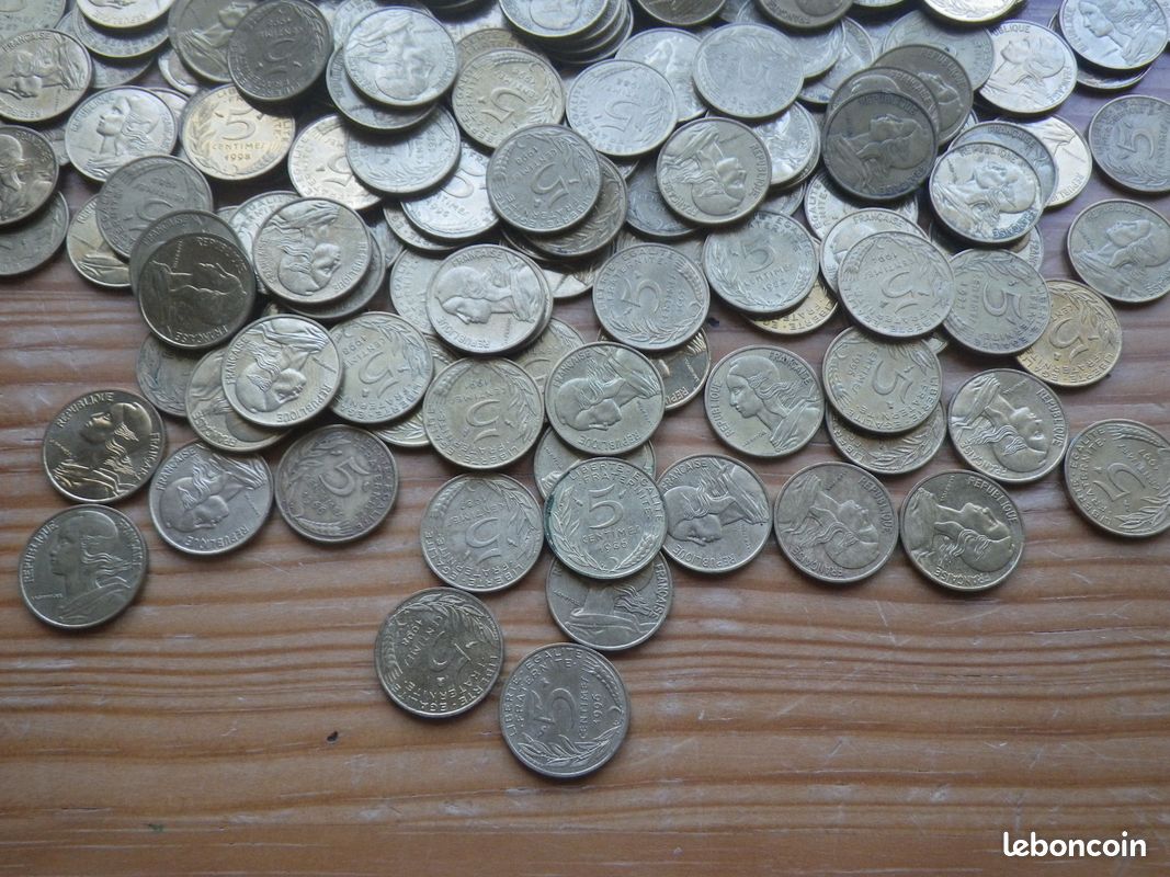 Monnaie 5 centimes Marianne (250 pièces) (image 3)