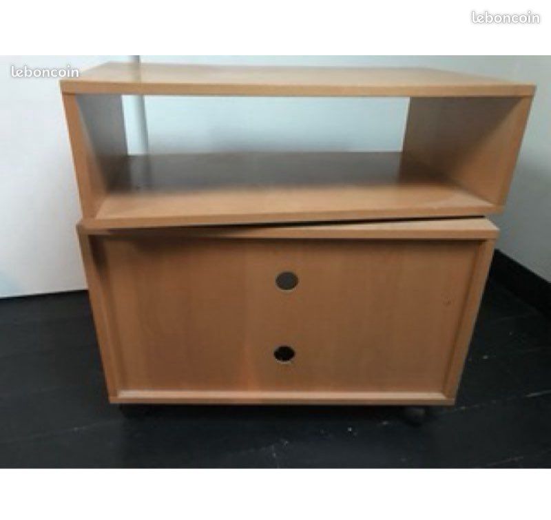 Meuble TV façon bois clair – Habitat (image 2)
