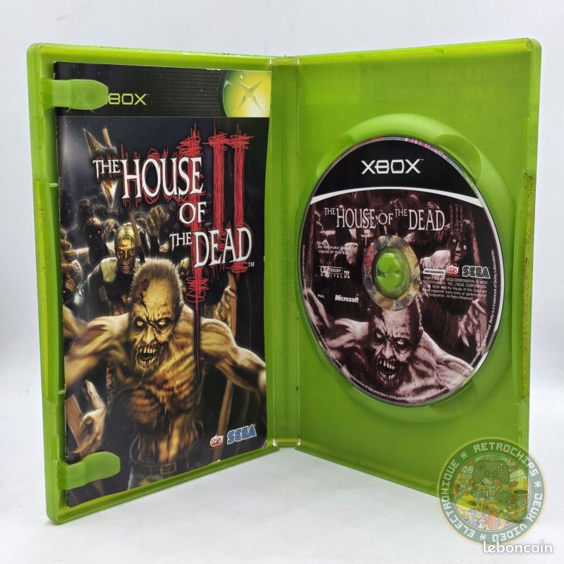 The House Of The Dead III – Xbox – PAL FR – Complet – État Correct
