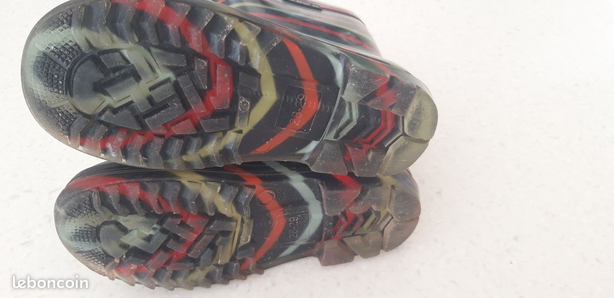 Bottes pluie enfants 28/29 (image 2)