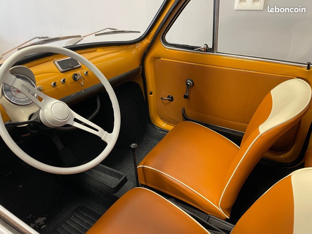 FIAT 500 F compteur rond restaurée (image 4)