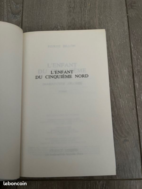 Livre L'enfant du cinquième nord de Pierre Billon (image 3)