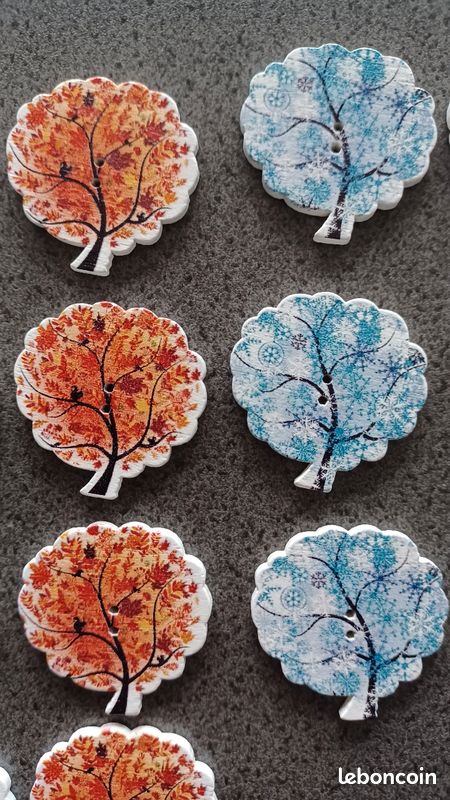 Boutons en bois (image 4)