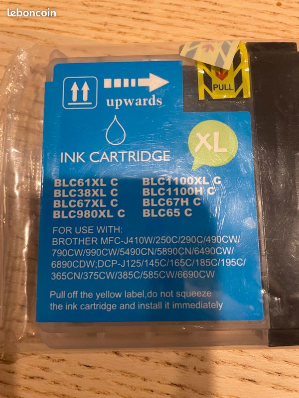Lot De 10 Cartouches D'encre Compatible Pour Imprimante Brother DCP-585CW - Multicolores - Neuf