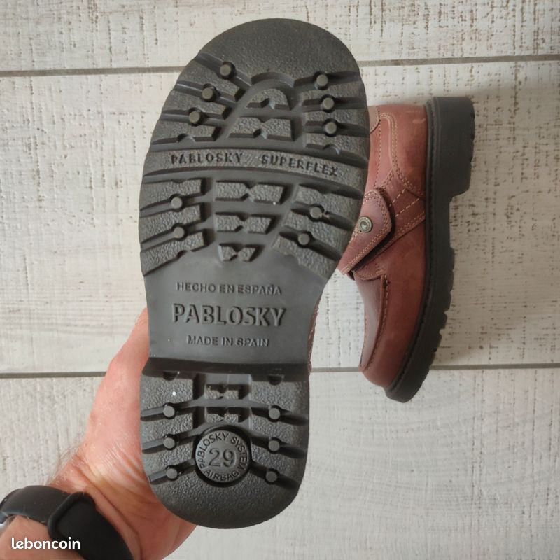 Pablosky Green System Pablosky Mocassin Garçon 127526 - Chaussures