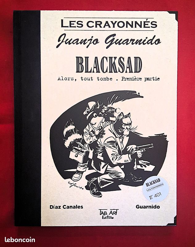 BD BLACKSAD T6 [1ère partie] Crayonnés + ex-libris signé (image 1)