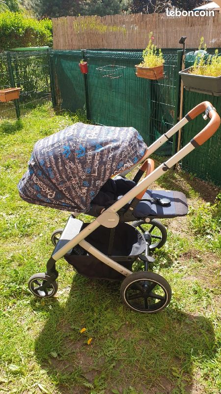 Poussette Cybex Balios S bleue + housse pluie (image 5)