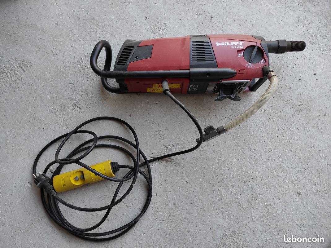 Carroteuse Diamant professionnelle Hilti DD200 avec support et trépan 52mm (image 1)