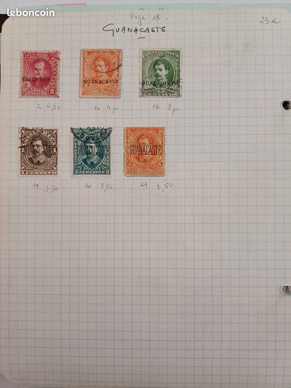 Timbres du Costa Rica (image 17)
