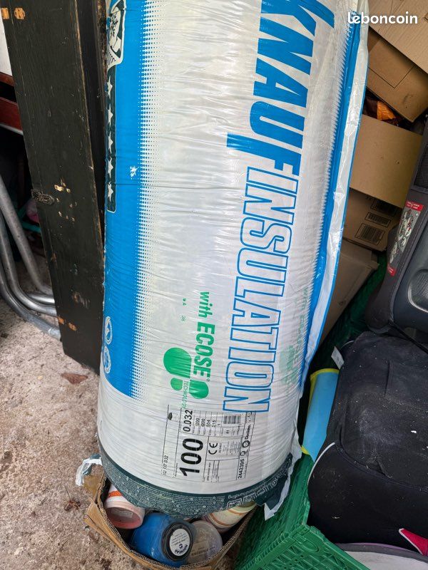 Rouleaux laine de verre knauf 100mm (image 1)