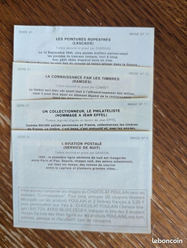 Images à collectionner Poulain Timbres série 41 (image 2)