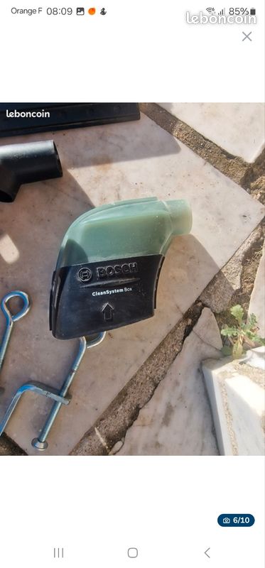 Bosch Home and Garden Scie circulaire filaire - PKS 66 AF (1600W, livrée avec lame de scie bois, emballage carton), Vert, PKS 66 AF plus rail de guidage (image 6)