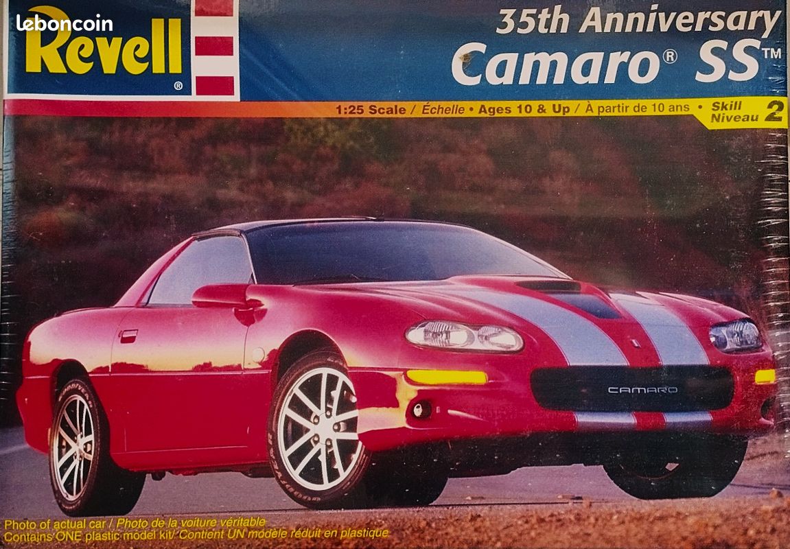 Maquette plastique CAMARO SSMC, 2002 - 35ème Anniversaire Chevrolet/Camaro) - 1/25 - REVELL/MONOGRAM n° 85-2380 (image 1)