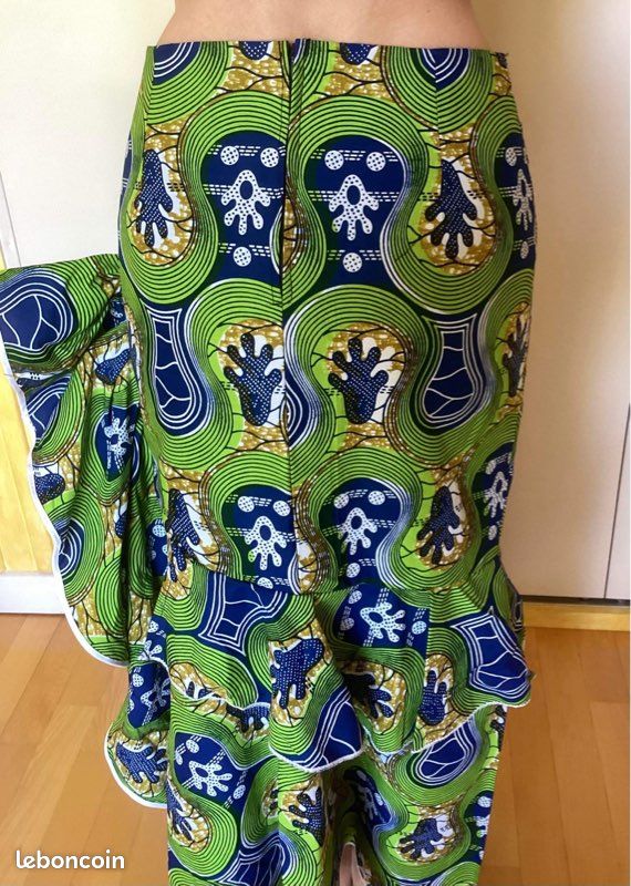 Ensemble africain en wax fait main (image 6)