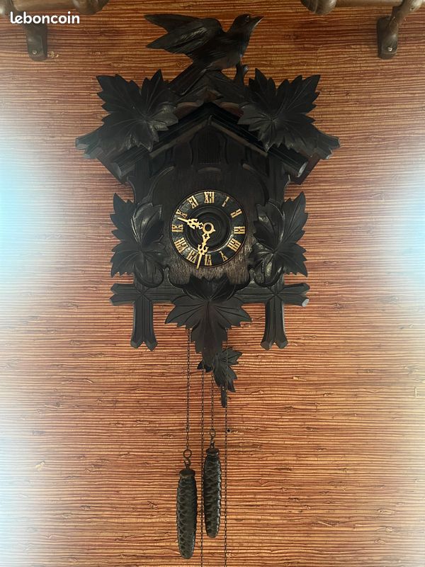 ANCIEN COUCOU PENDULE Foret Noire Clock Foret Noire N.5 EUR 60,00