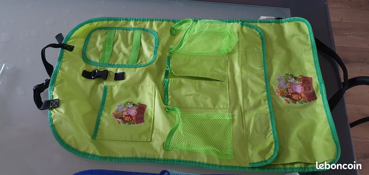 Organisateur de voiture enfant vert (image 1)