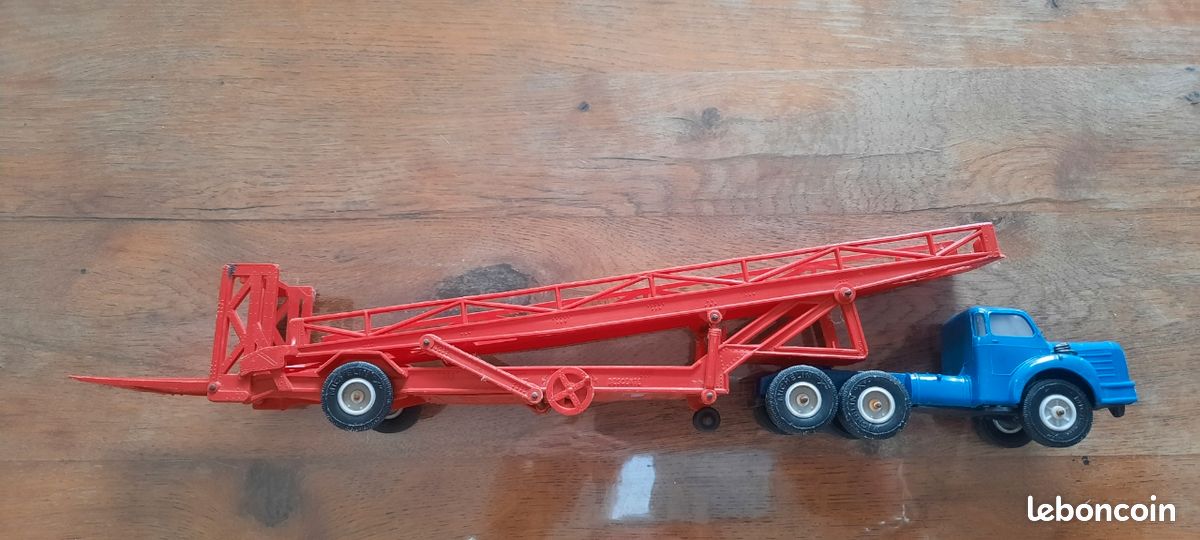 BERLIET TBO 15 Benne + Remorque + Grue Ancien Norev N°113 1/43, Origine