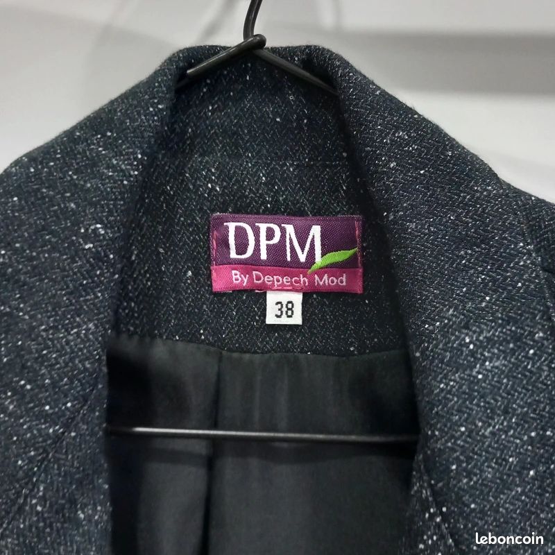 Veste Tailleur Femme DPM BY DEPECH MOD Noire - Taille 44 - Occasion Très Bon état