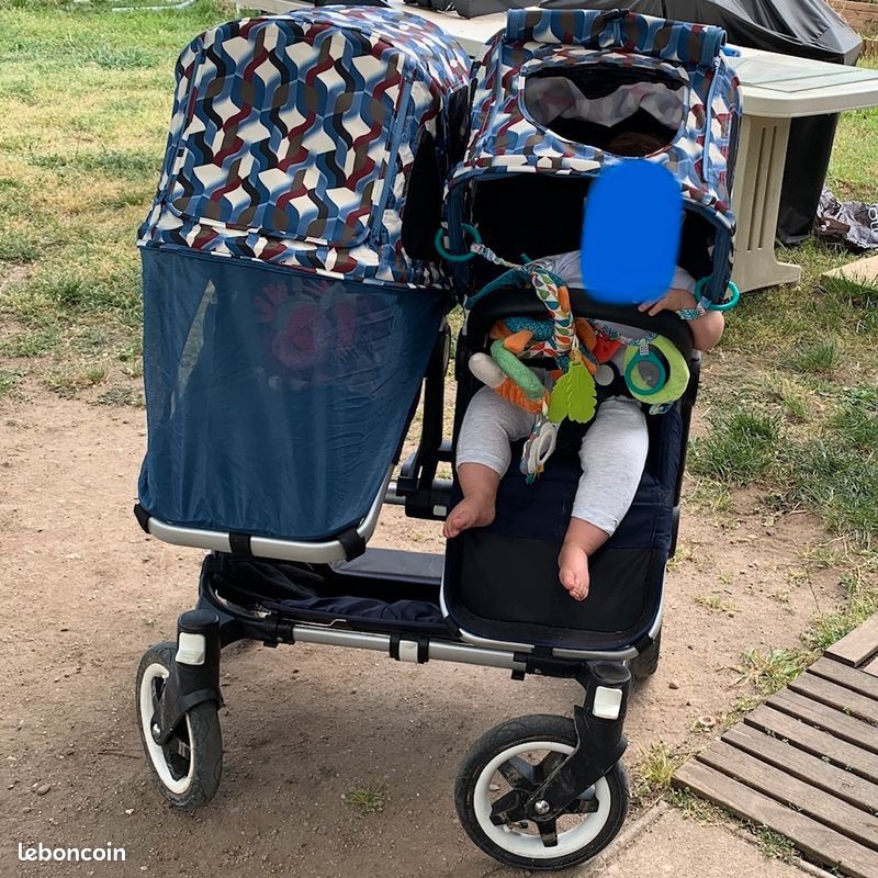 Poussette double tout terrain Bugaboo Donkey jumeaux (image 2)