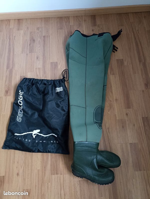 Cuissardes De Pêche Aikelai – Néoprène Triple Couche, Imperméables, Semelle Antidérapante, Pour Homme