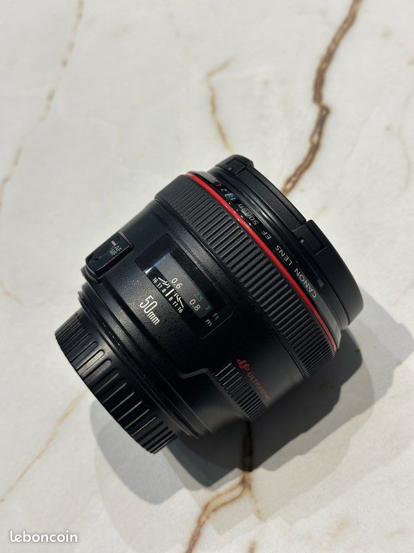 Canon EF 50mm f/1.2 L USM – Comme neuf (image 2)
