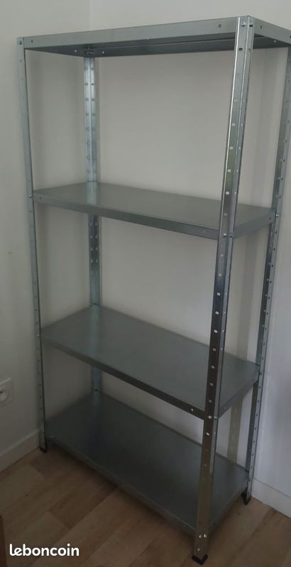 Etagère en acier galvanisé, (image 1)