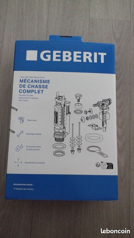 Chasse d'eau double touche Geberit (image 2)