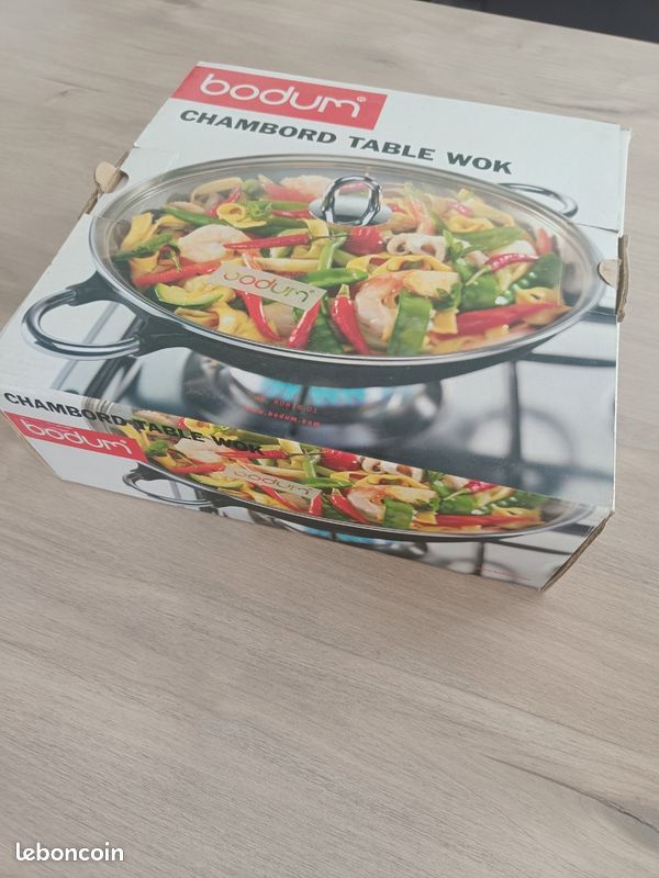 Wok en fonte bodum (image 2)