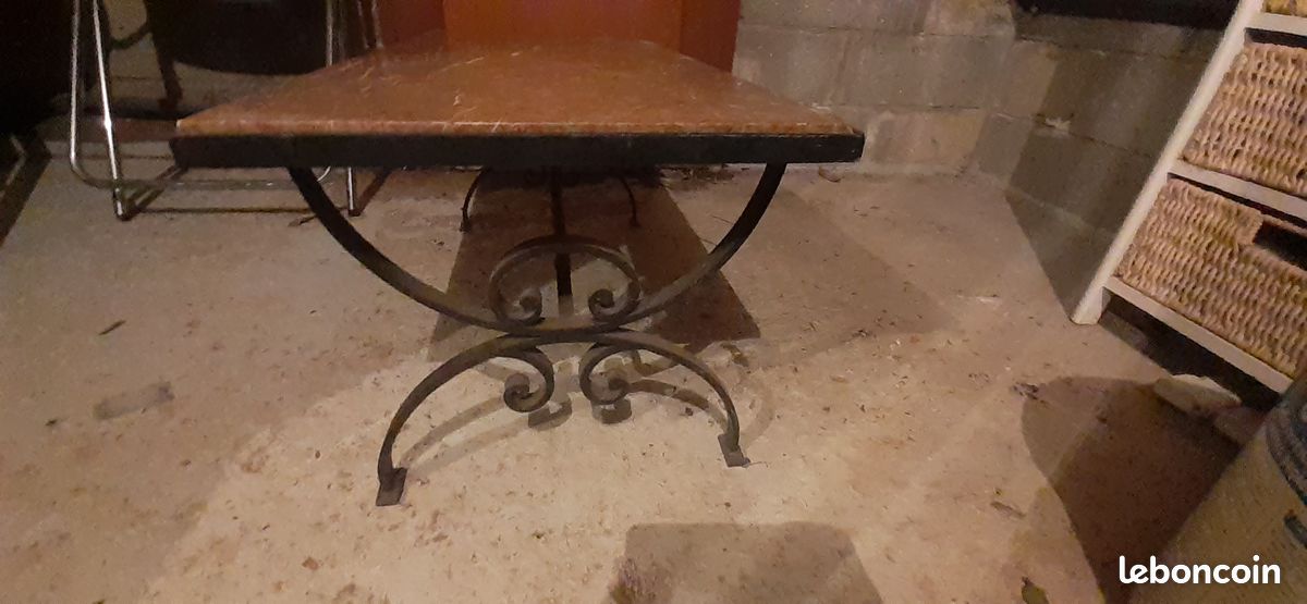 Table basse plateau en marbre (image 3)