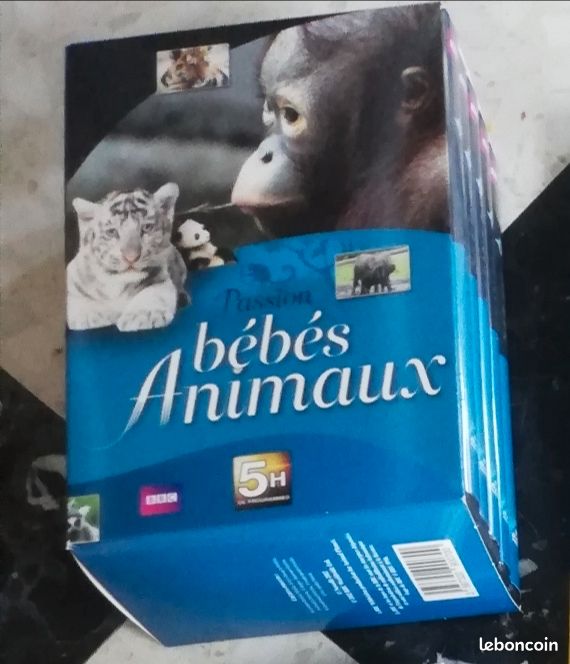Coffret dvd : bébés animaux 5 dvd BBC (image 1)