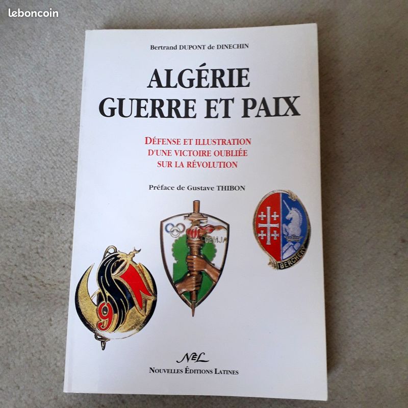 ALGERIE GUERRE ET PAIX bertrand dupond de dinechin (image 1)