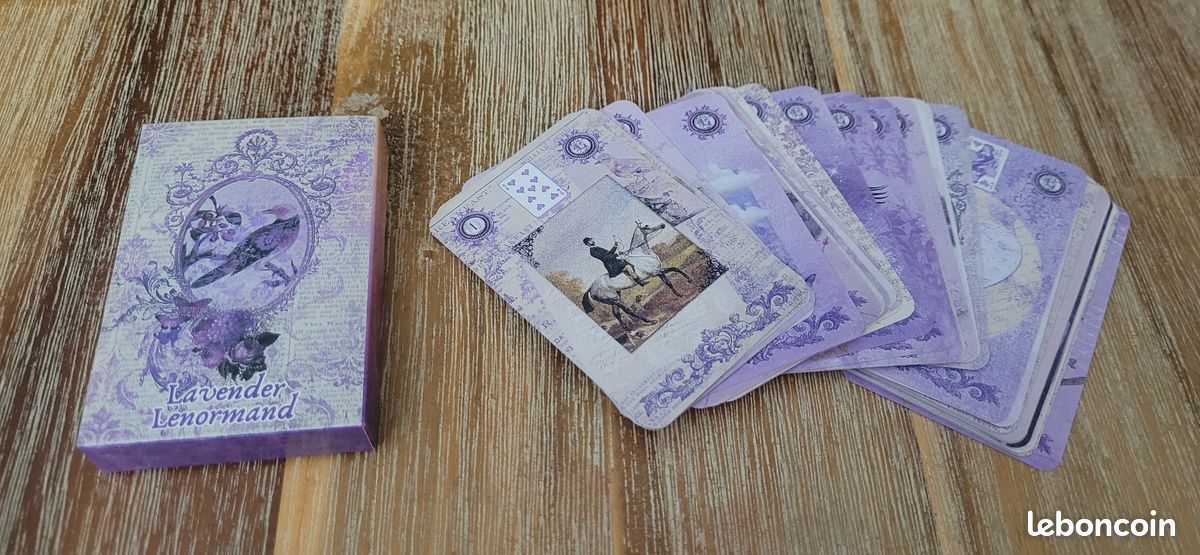 Oracle Lavender Lenormand – Merveille – Format de Poche – Neuf sous Cello (image 4)