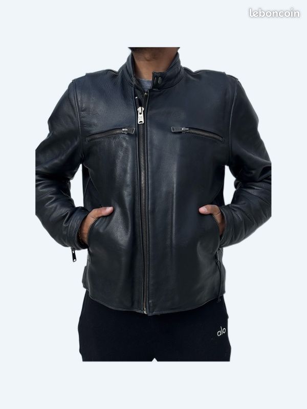 Blouson cuir moto XXL Original Racer Paris Vêtements