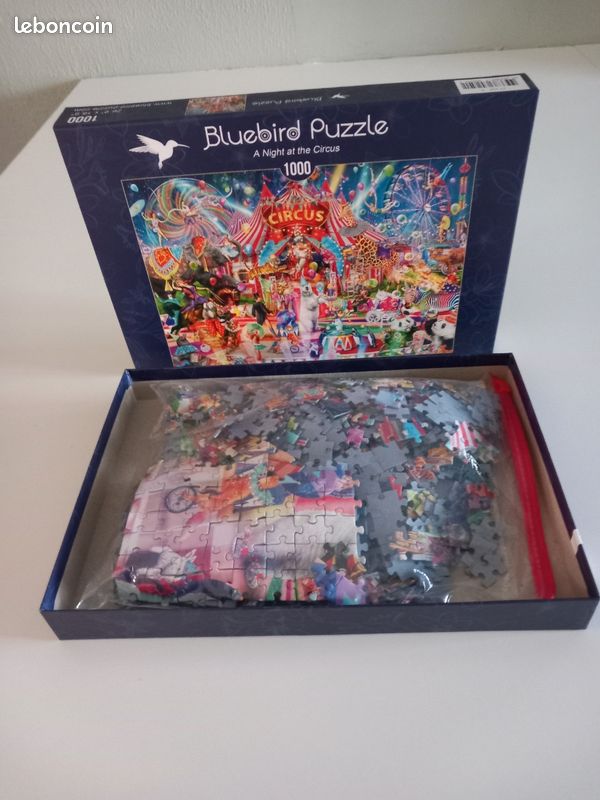 Puzzle Bluebird 1000 pieces comme neuf (image 3)