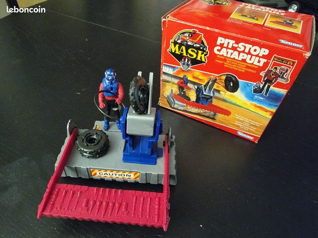 M.A.S.K. Kenner Pit-Stop Catapult en boîte 100% original (image 8)
