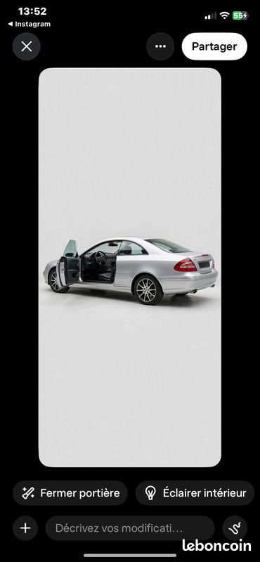 Mercedes clk coupe 2.7 270 elegance (image 3)